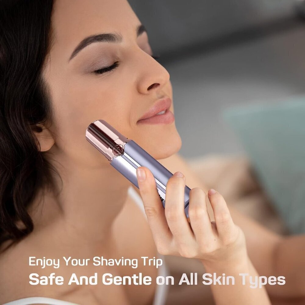 Facial Hair Remover for Women's Face Chin Lip Mustache Neck Armpit Peach Fuzz, E - Picture 7 of 8